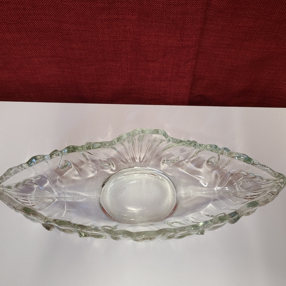 Vintage Jeannette Clear Gondola Glass Container - Picture 4 of 8